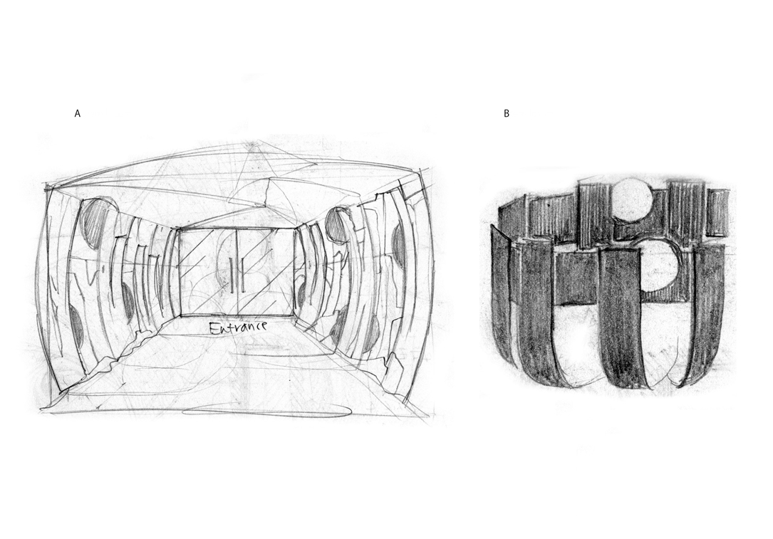 建築アートデザイン ラフ